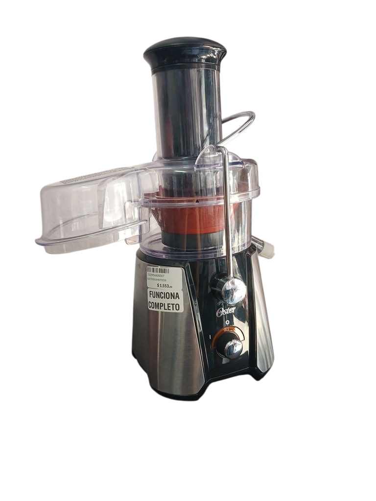 EXTRACTOR DE JUGOS OSTER JUSSIMPLE PLATEADA/NEGRA