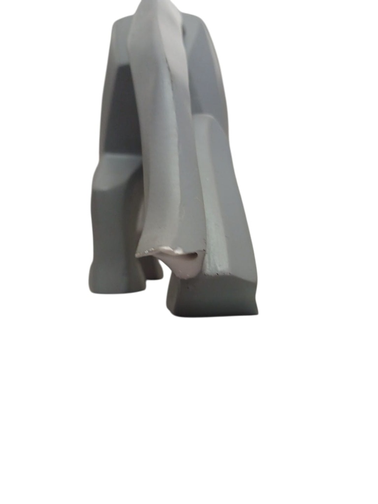 DECORATIVO LEOPARDO GRIS