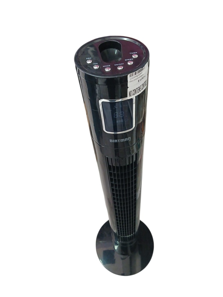 VENTILADOR DE TORRE BIRTMAN NEGRO