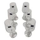 SET DE COPAS TORI DE CRISTAL 23 PIEZAS