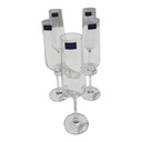 SET DE COPAS TORI DE CRISTAL 23 PIEZAS