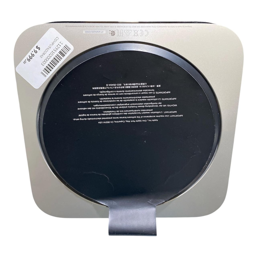 MacMini 8C/10C 8GB 256GB SSD Plata