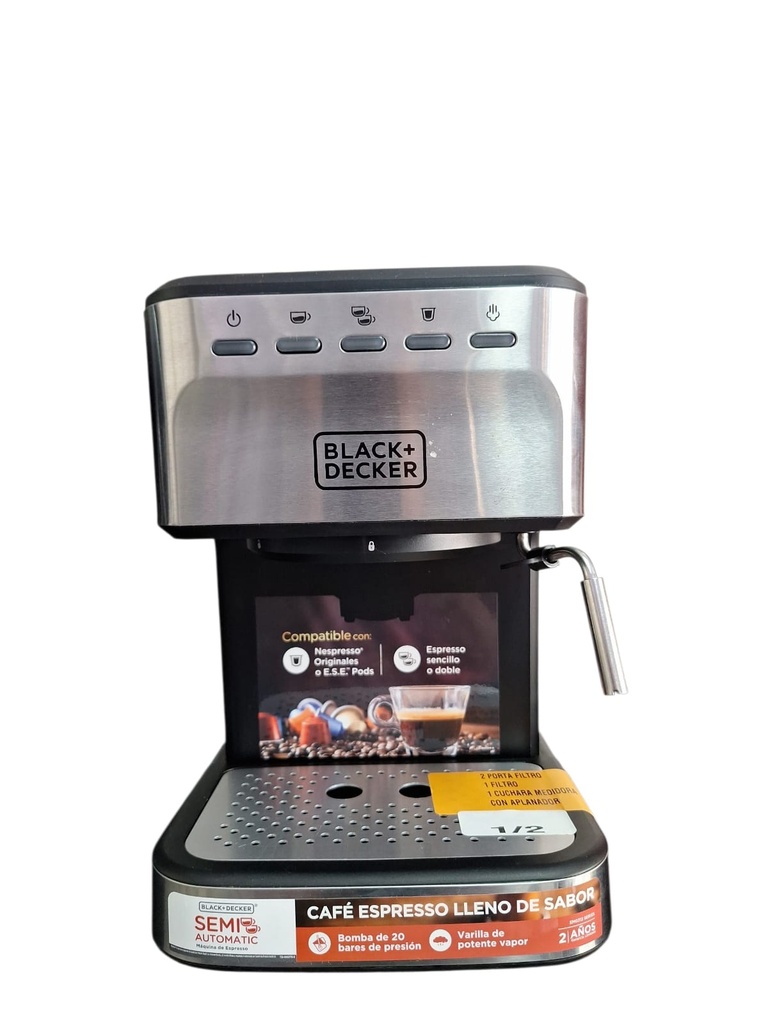 CAFETERA BLACK+DECKER EMO312-OSDELA