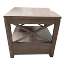 MESA LATERAL BRUNELLO MADERA BEIGE 