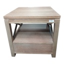 MESA LATERAL BRUNELLO MADERA BEIGE 