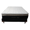 JUEGO BOX + COLCHON RESTON, MAT, NEGRO