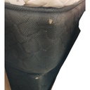JUEGO BOX + COLCHON RESTON, MAT, NEGRO