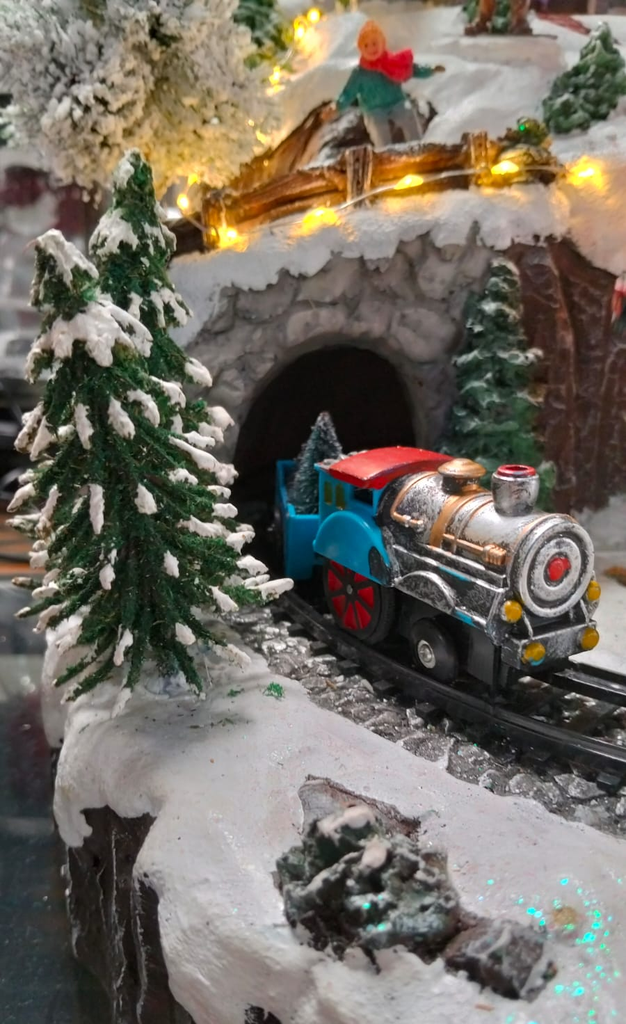 VILLA TREN PASANDO POR TUNEL 