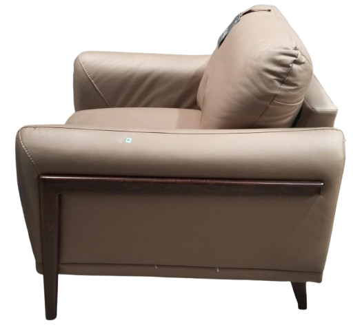SILLÓN LICO MICROFIBRA CAFÉ