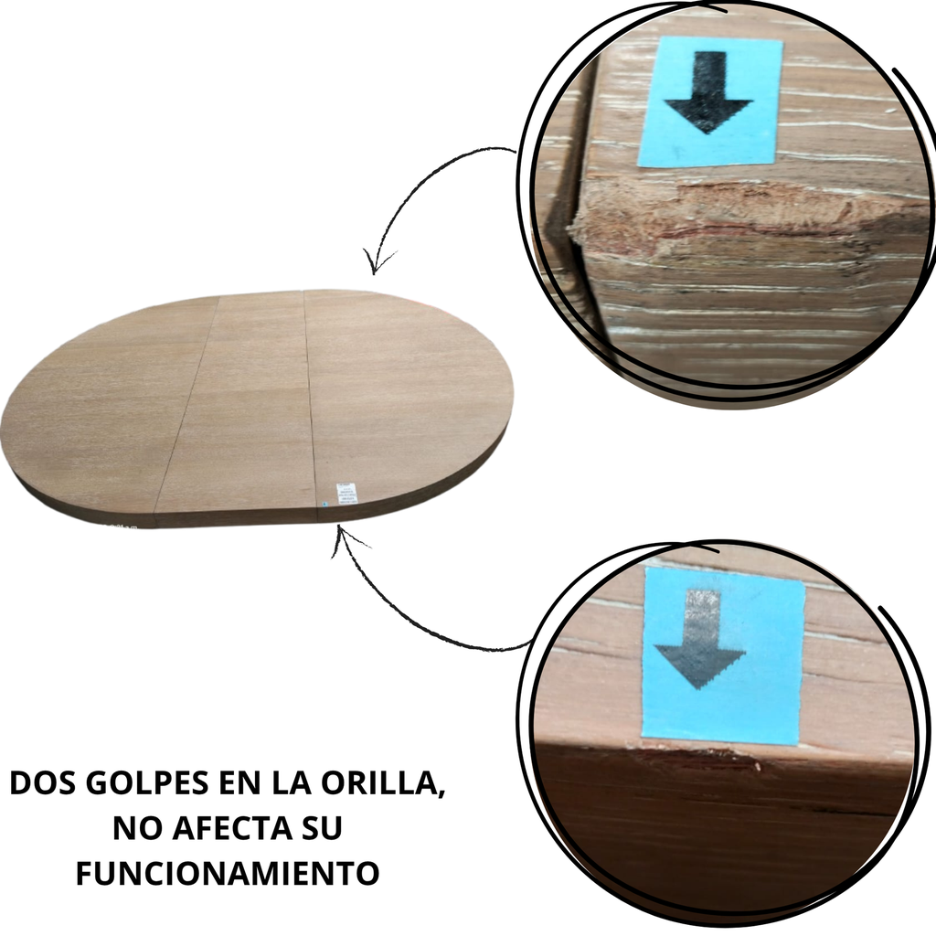 MESA DE COMEDOR EXTENDIBLE FARMHOUSE 