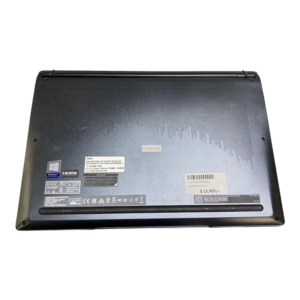 LAPTOP DESING MSI MODERN 251MX Ci5