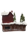 VILLA CASITAS CON ARBOL Y TREN 