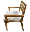 SILLA C/BRAZO PANAMA MADERA CAFÉ
