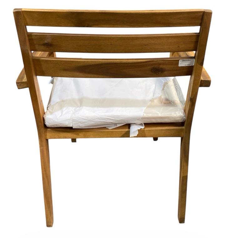 SILLA C/BRAZO PANAMA MADERA CAFÉ