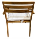 SILLA C/BRAZO PANAMA MADERA CAFÉ
