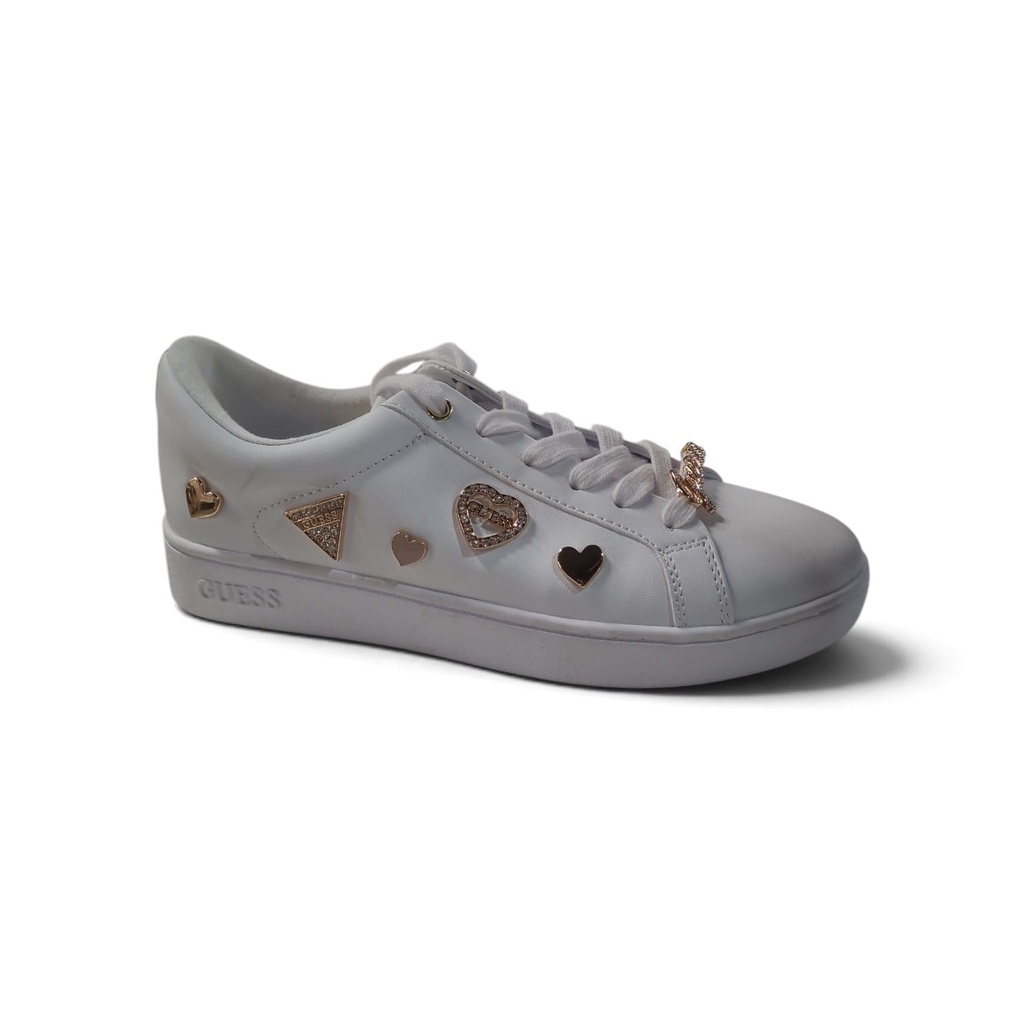 TENIS GUESS BLANCO/NEGRO
