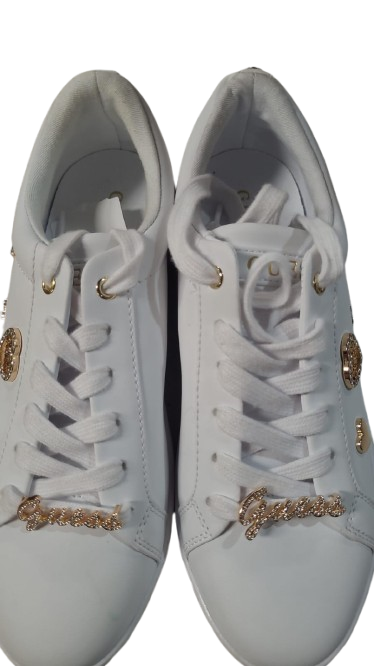 TENIS GUESS BLANCO/NEGRO