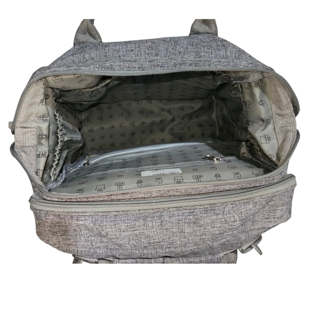 PAÑALERA ABC GRIS