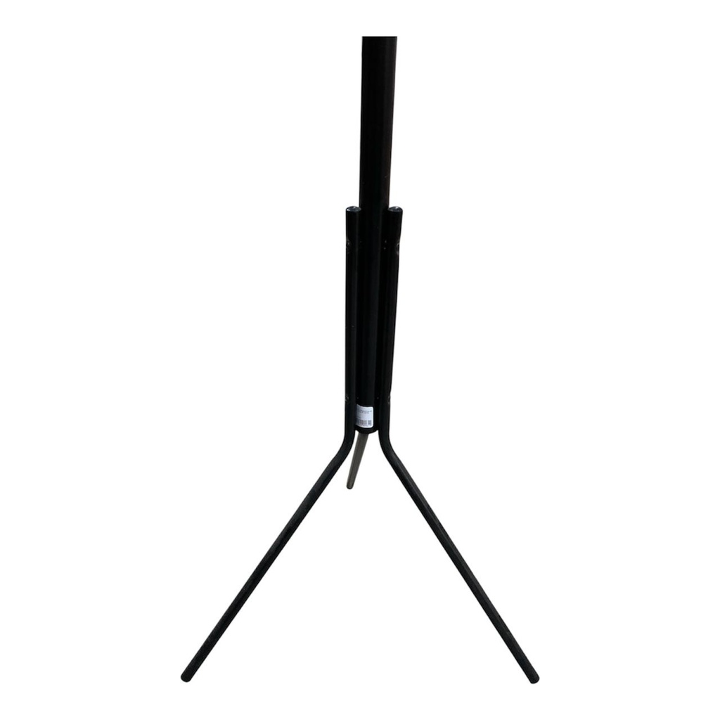 PERCHERO PIE ENZO METAL 8 G NEGRO