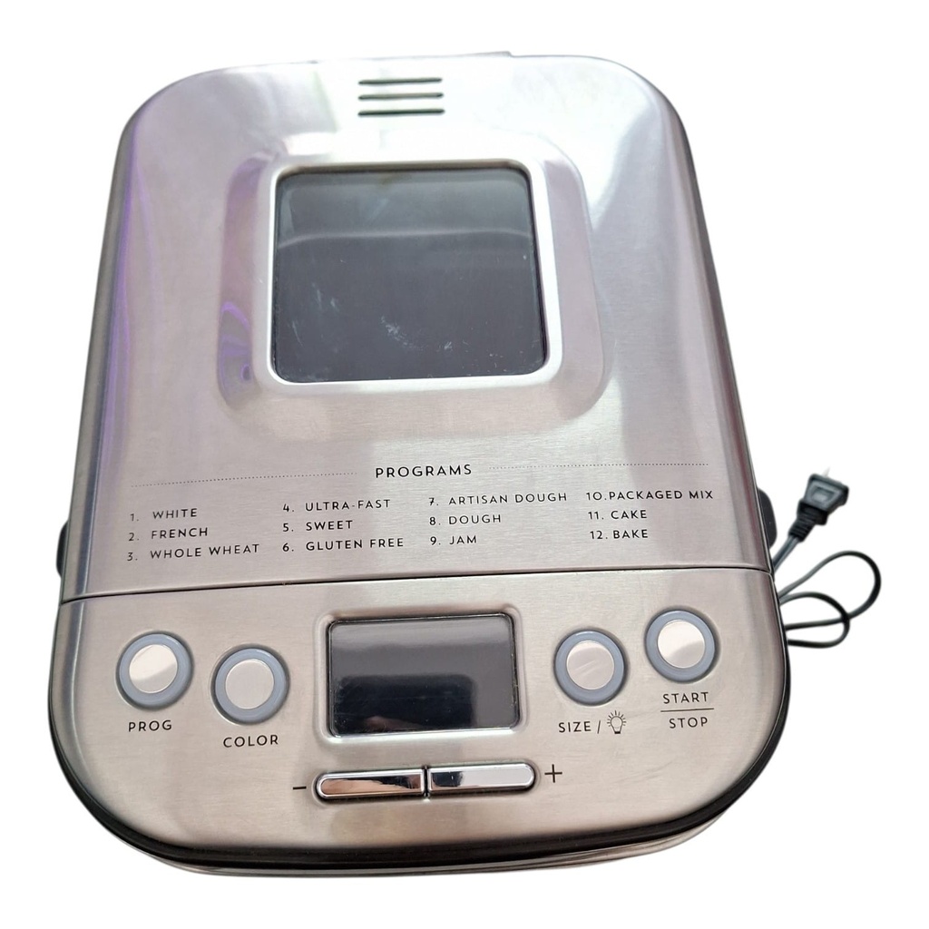 PANIFICADORA CUISINART MOD. CBK-110P1ES