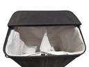 CESTO DE ROPA NEGRO 