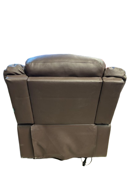 RECLINABLE DELFOS VINIL CAFÉ -L