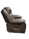 RECLINABLE DELFOS VINIL CAFÉ -L