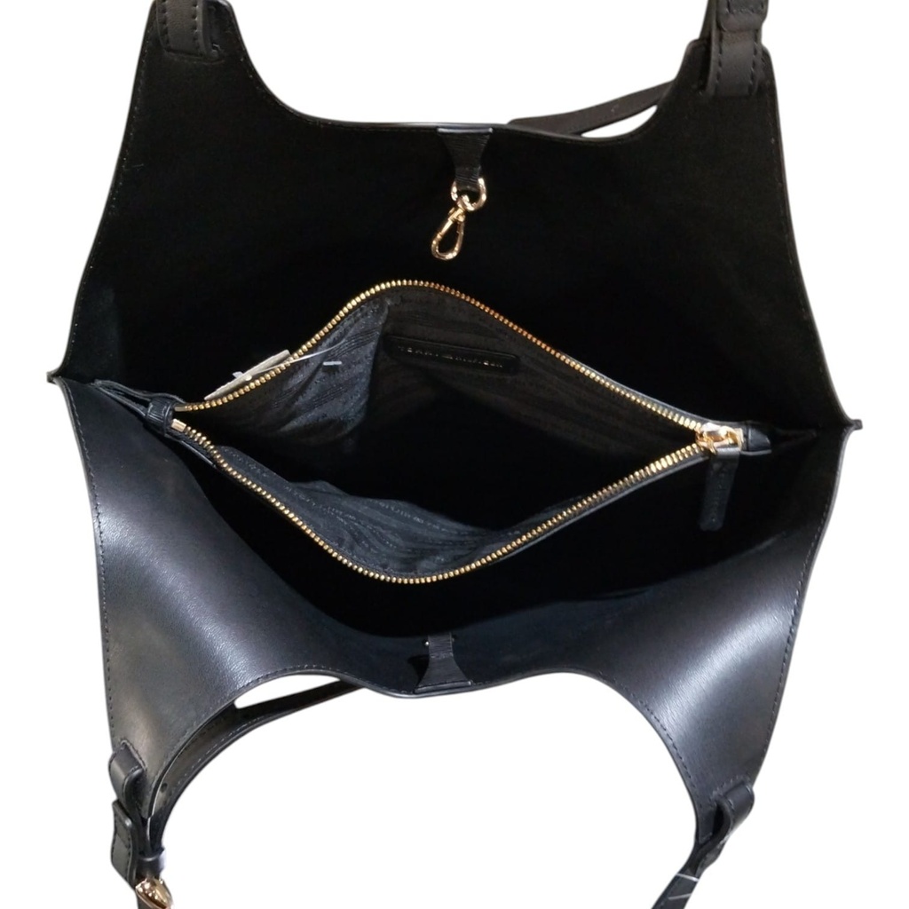 BOLSA TOTE TOMMY NEGRO 