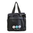 PAÑALERA TOTE PEANUTS NEGRA