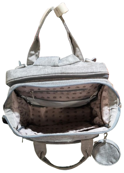 PAÑALERA BACKPACK GRIS