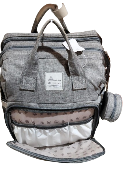 PAÑALERA BACKPACK GRIS