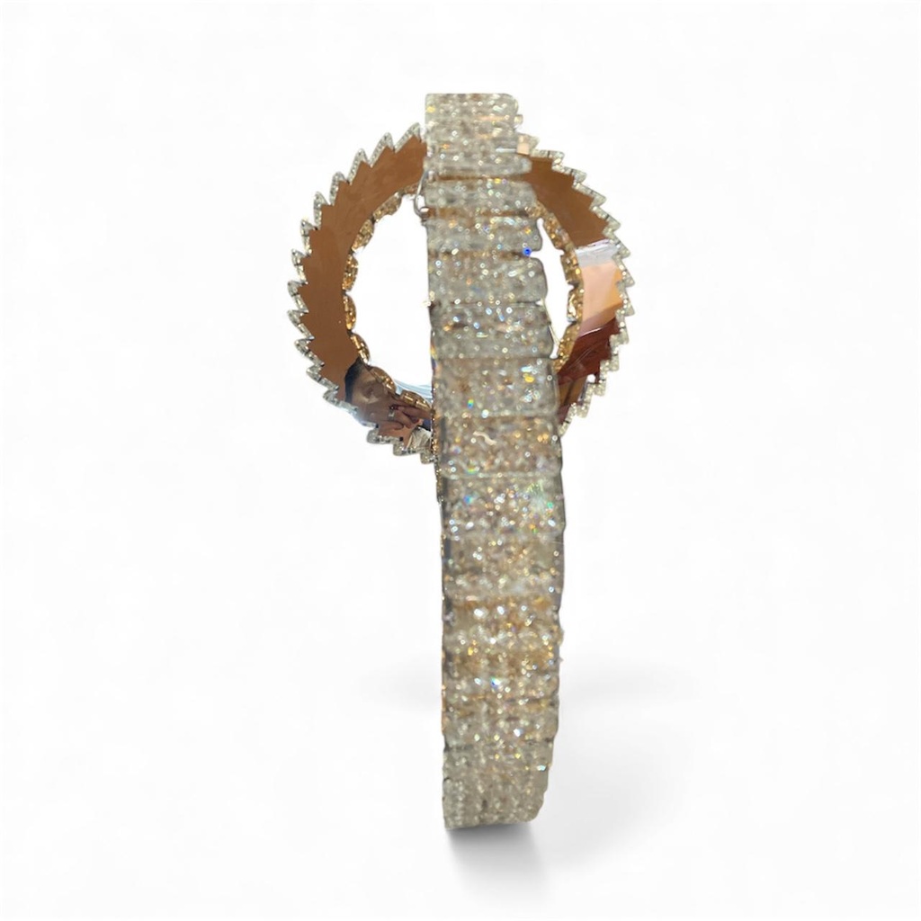 LAMPARA DE TECHO PANTALLAS CIRCULARES CRISTAL