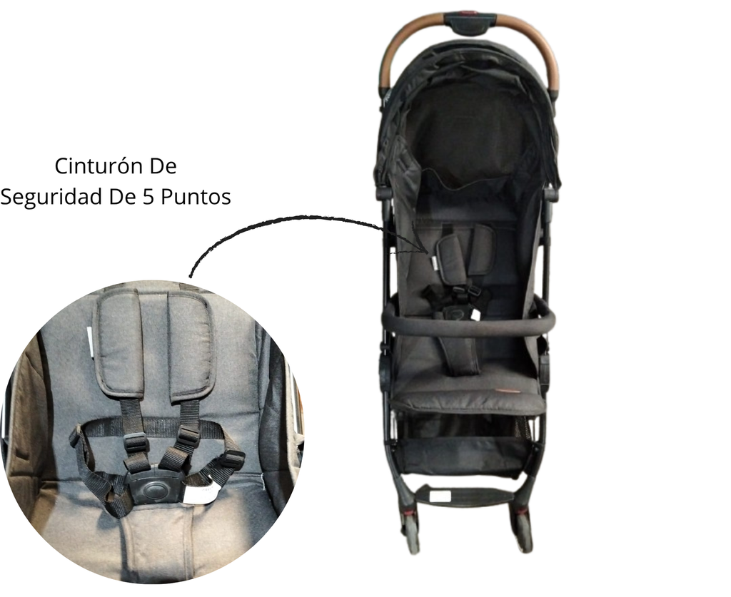 CARRIOLA PRINSEL SPRINT LIGHT GRIS CON NEGRO