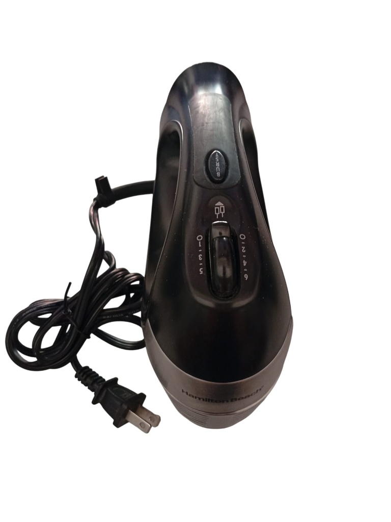 BATIDORA D/MANO C/ESTUCHE HAMILTON BEACH NEGRA/PLATEADO