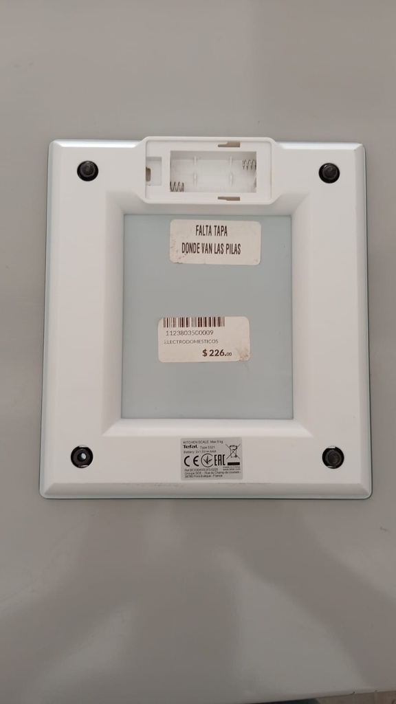 BASCULA DE COCINA TEFAL 