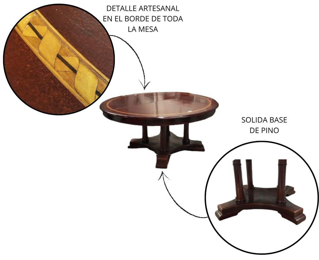 MESA REDONDA EXPANDIBLE