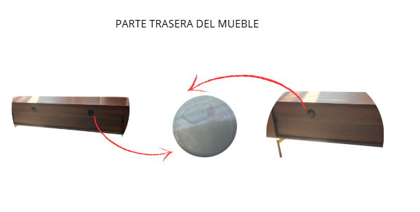 MUEBLE DE TV MDF CAFÉ
