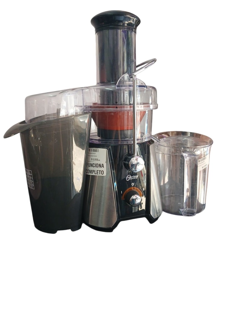 EXTRACTOR DE JUGOS OSTER JUSSIMPLE PLATEADA/NEGRA