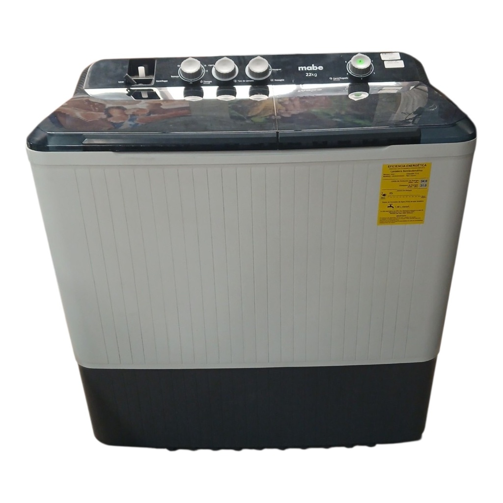 LAVADORA MABE LMDX2224HBAB0 BLANCO