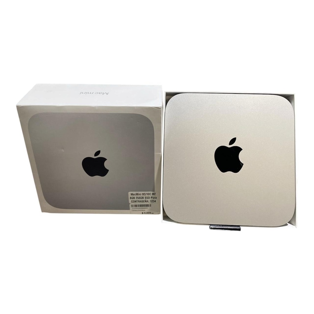 MacMini 8C/10C 8GB 256GB SSD Plata
