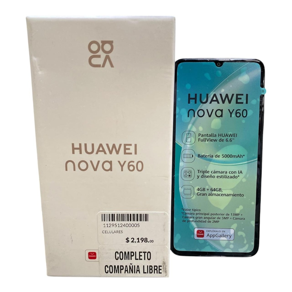 HUAWEI NOVA Y60 NEGRO