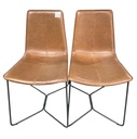 SET 2 SILLAS COMEDOR SLOPE CAFÉ