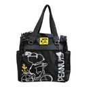 PAÑALERA TOTE PEANUTS NEGRA