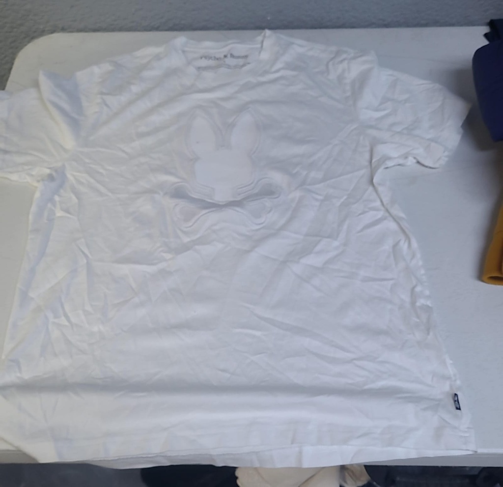 PLAYERA PSYCHO BUNNY BLANCA