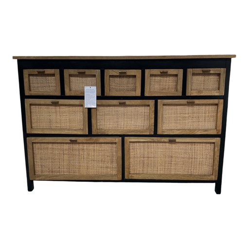 [LI10082026C1] COMODA CON CAJONES MADERA DE MANGO